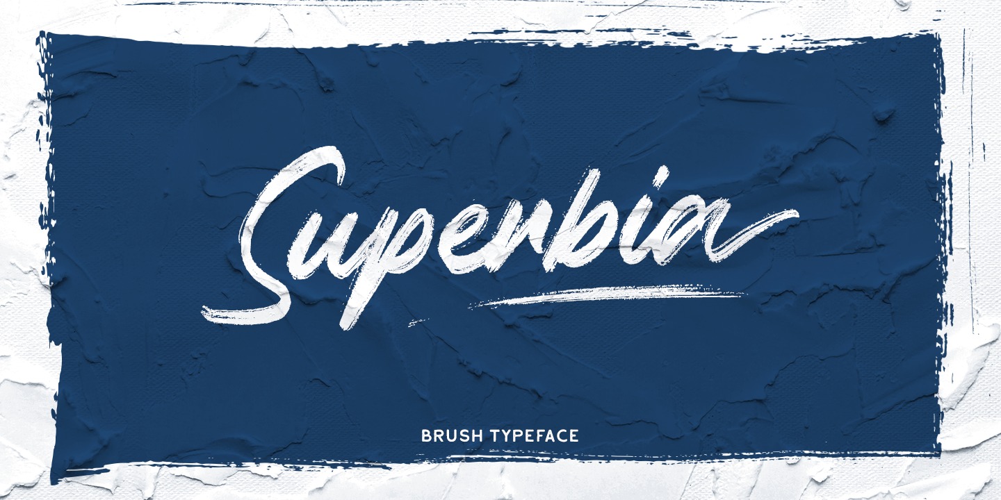 Beispiel einer Superbia Regular-Schriftart